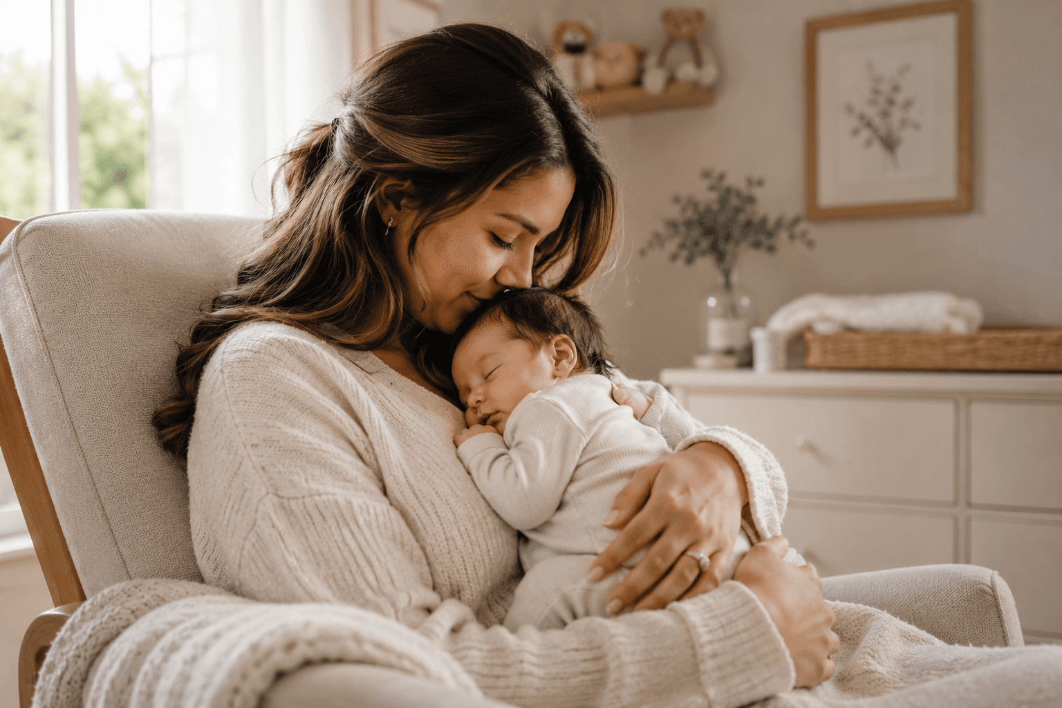 Mother and baby